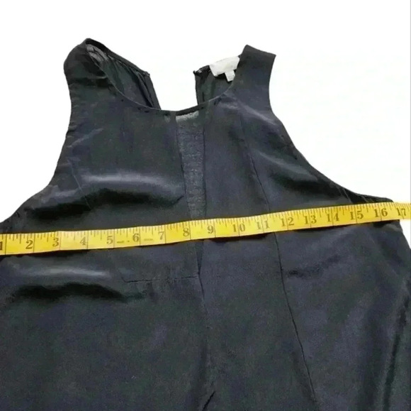 Aritzia Wilfred Ninon Silk Blouse Sleeveless Cutout Back Sheer Women's  size XS - Picture 9 of 11